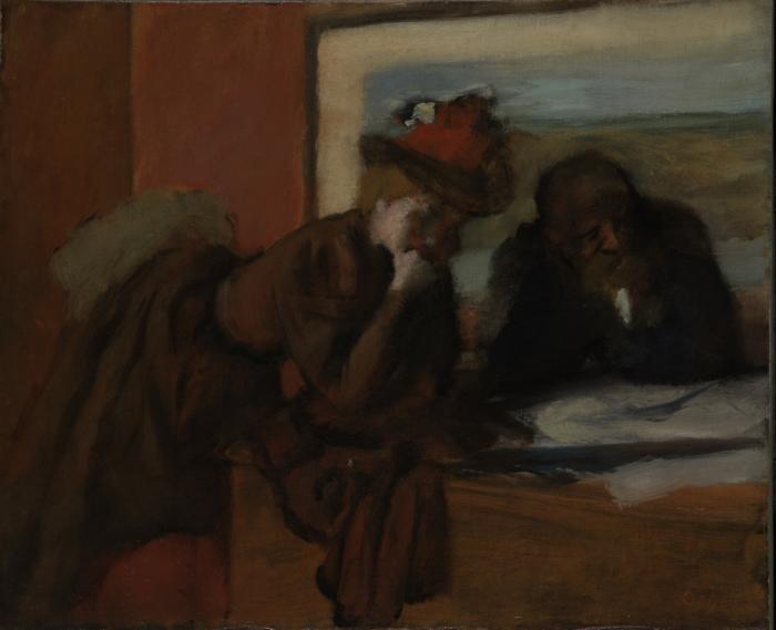 Edgar Degas Causerie oil painting picture